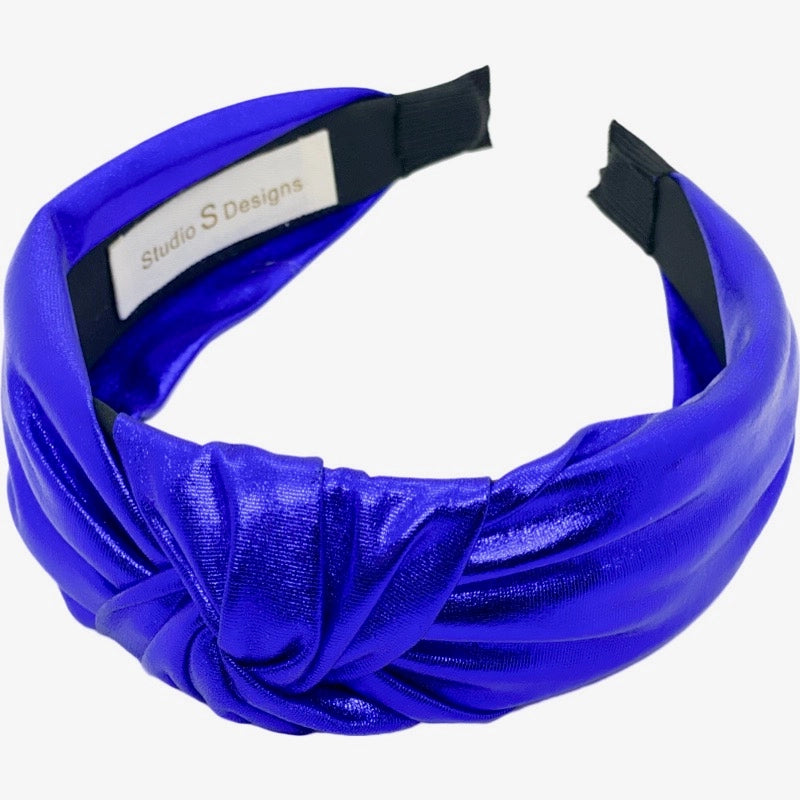 Metallic Blue Headband (for local pickup only)