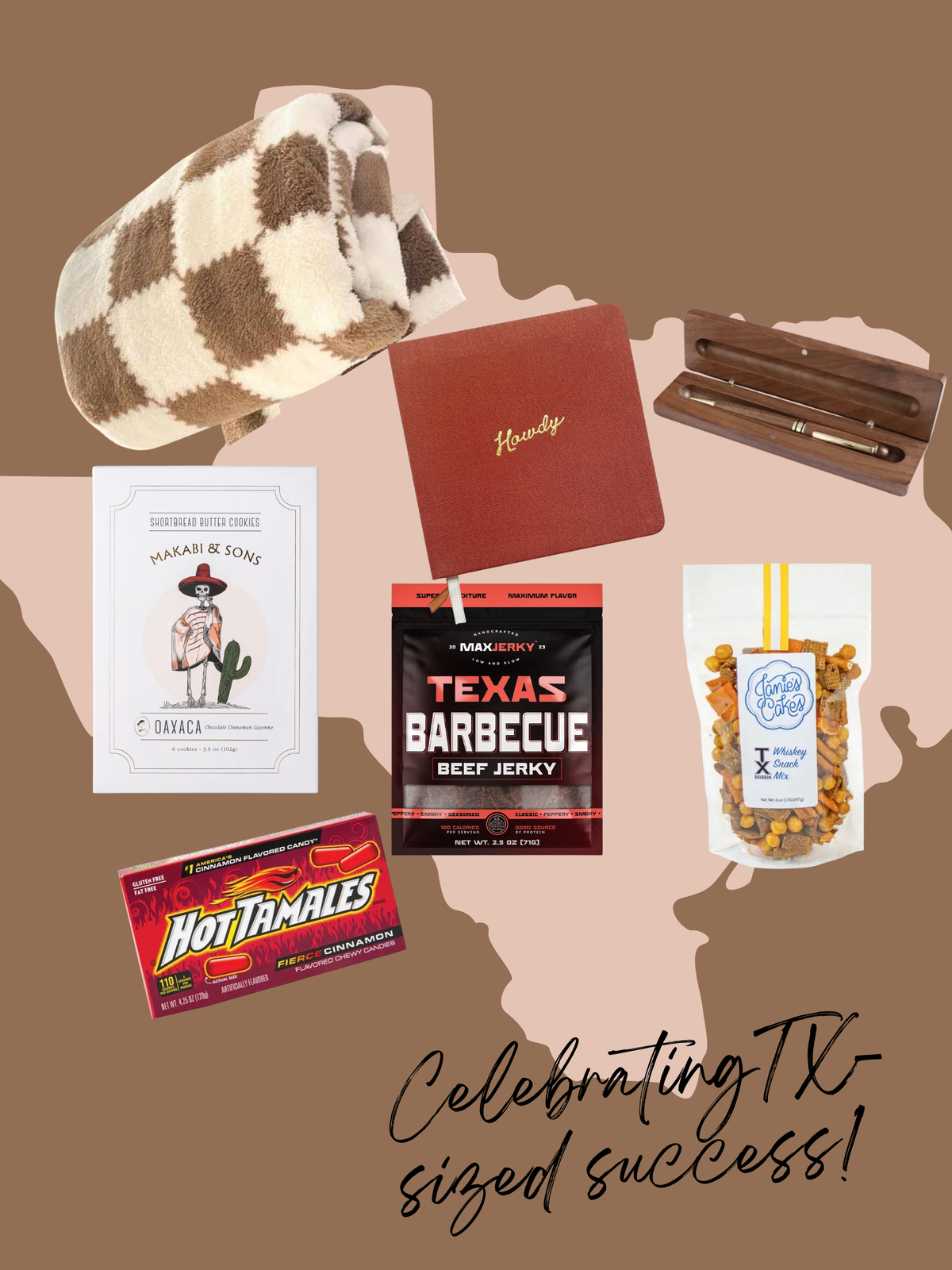 Texas-Sized Celebrating w/ Pen Case
