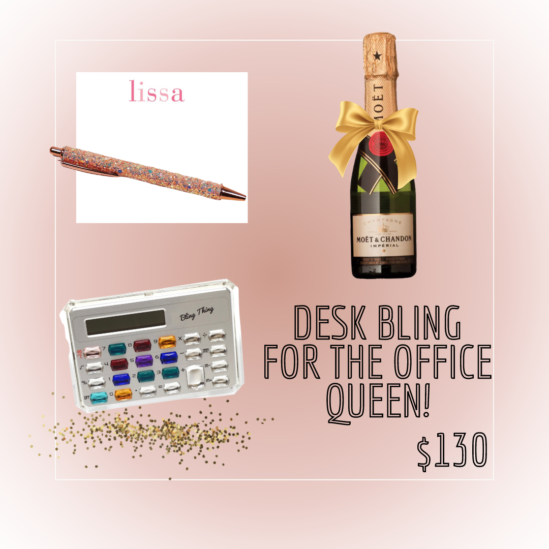 Desk Bling for the Office Queen